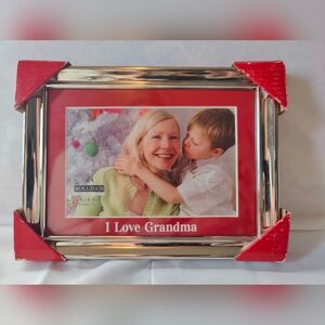 Malden Red and Silver 'I Love Grandma' Frame